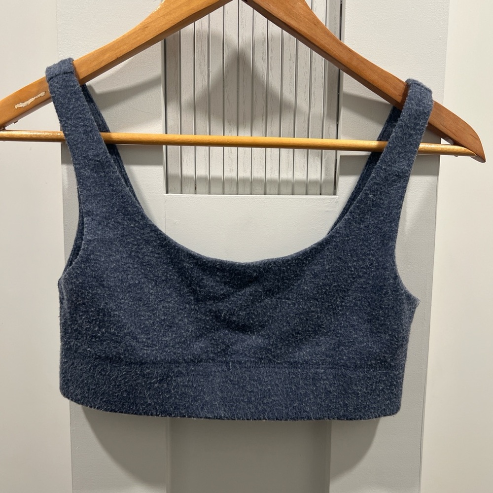 DONNI. Navy Knit Bralette